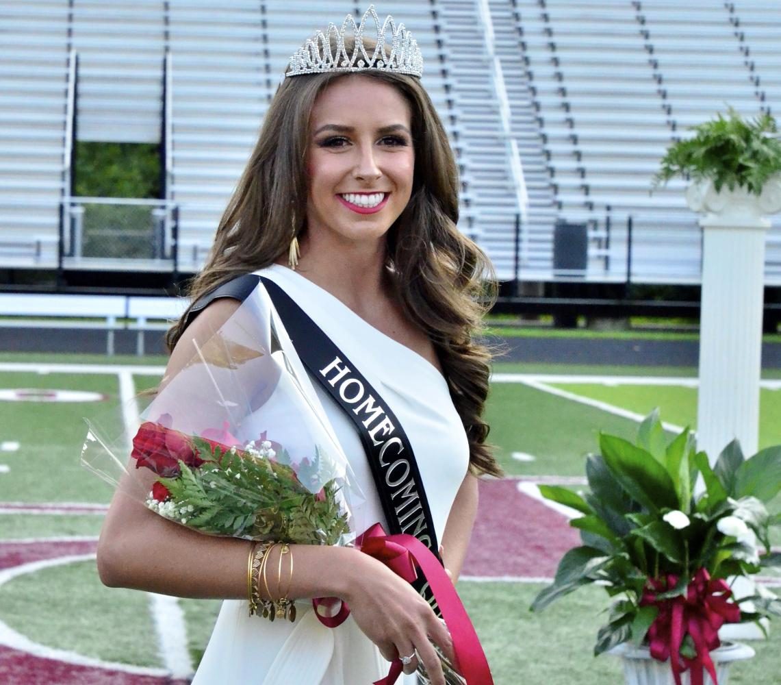 Hunter Smallwood | Bear Tracks

Harlan County High School senior Blair Green was named homecoming queen in ceremonies before Friday’s game at Coal Miners Memorial Stadium.
